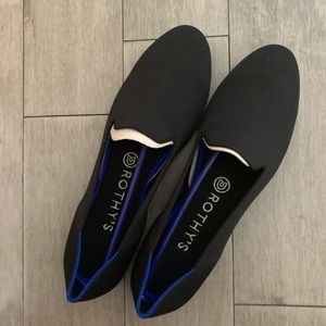 Brand New Black Rothys Loafers
